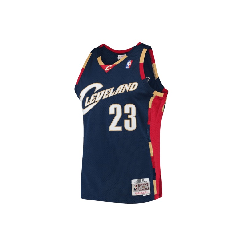 Youths LeBron James Cleveland Cavaliers Mitchell & Ness NBA 08-09 Alt Swingman Jersey – Navy
