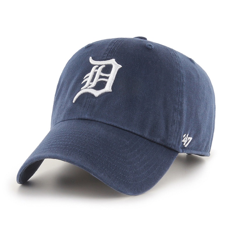 MLB Detroit Tigers ’47 Clean Up Adjustable Hat – Navy