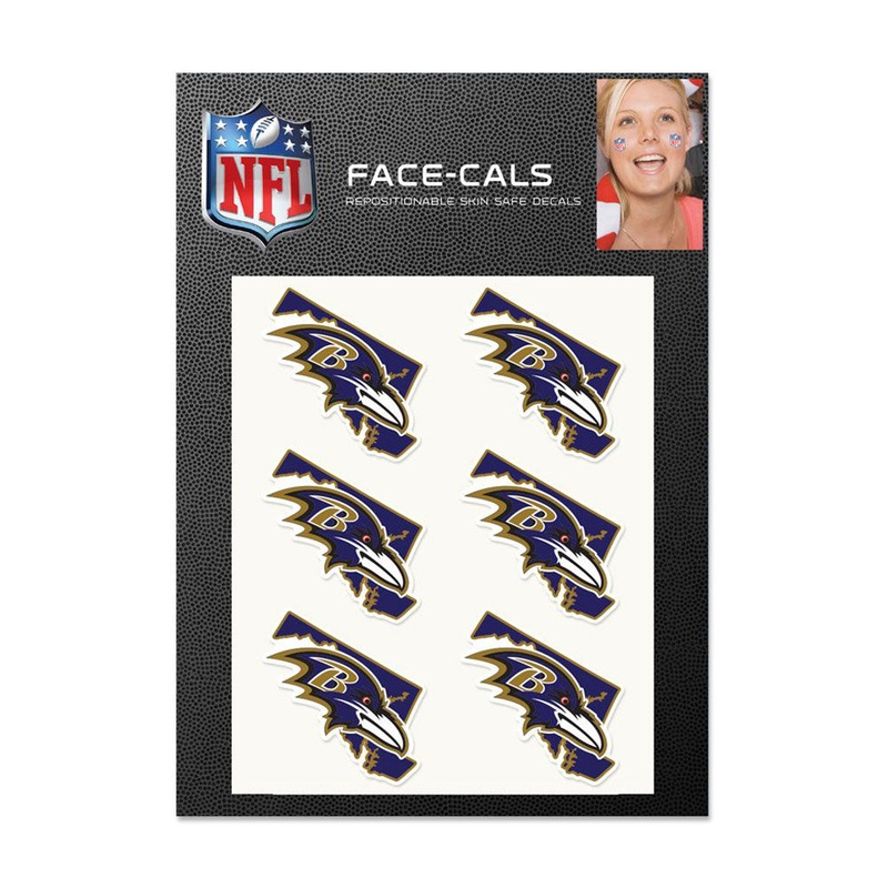 NFL Baltimore Ravens WinCraft 6-pack State Face-Cals – Purple