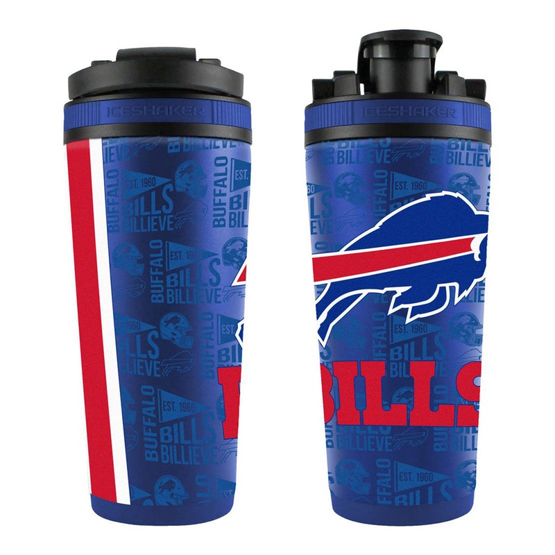 NFL Buffalo Bills WinCraft 26oz 4D Elements Ice Shaker – Blue