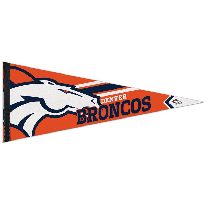 NFL Denver Broncos WinCraft Stripe Premium Pennant – Orange
