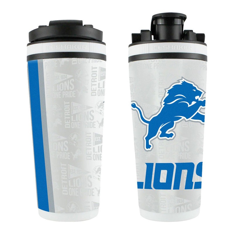 NFL Detroit Lions WinCraft 26oz Elements Ice Shaker – White