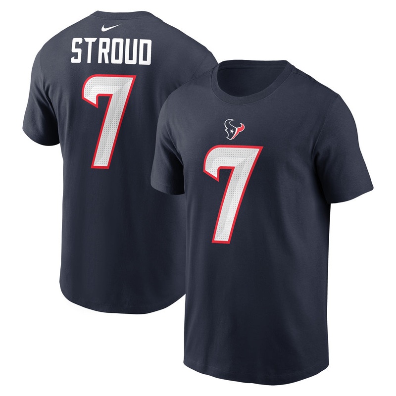NFL Houston Texans CJ Stroud Player Pride Name & Number T-Shirt – Navy