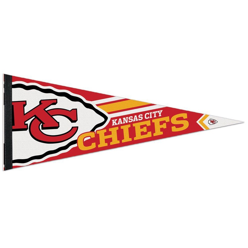 NFL Kansas City Chiefs WinCraft Stripe Premium Pennant – Red