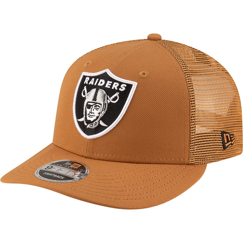 NFL Las Vegas Raiders Bronze Low Profile 9FIFTY Snapback Hat – Bronze