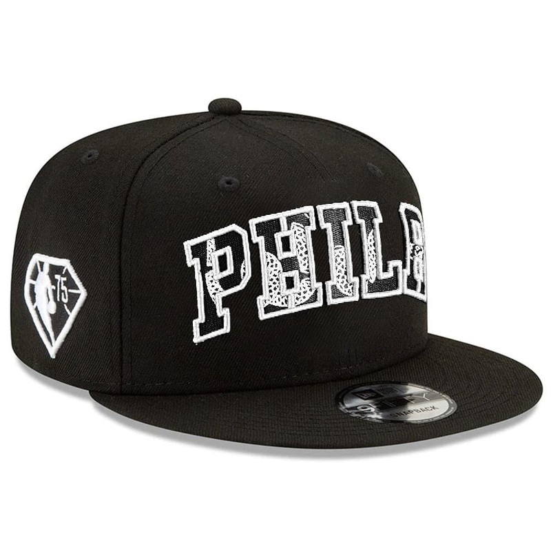 Philadelphia 76ers New Era NBA 2021 Draft Alternate 9FIFTY Snapback Hat – Black