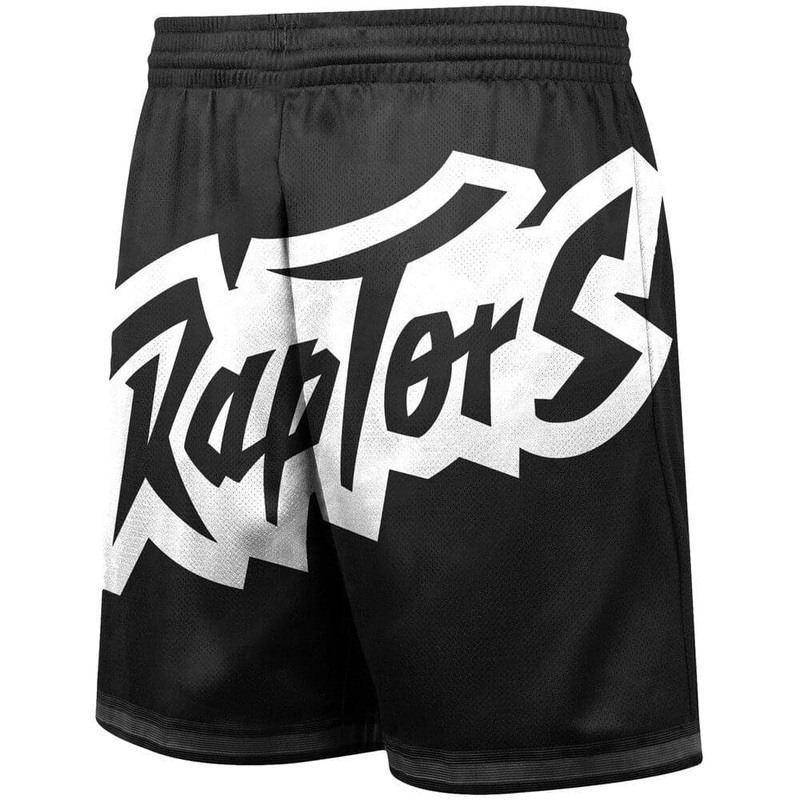 Toronto Raptors Mitchell & Ness NBA Big Face 3.0 Swingman Shorts – Black
