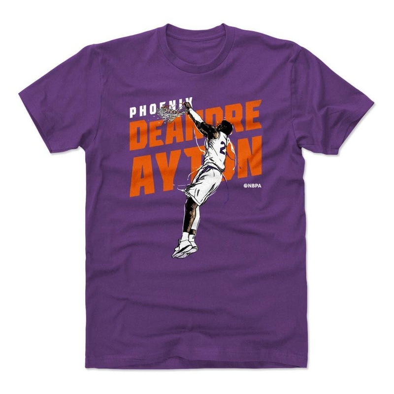 DeAndre Ayton Phoenix Suns 500 Level NBA Slam T-Shirt – Purple