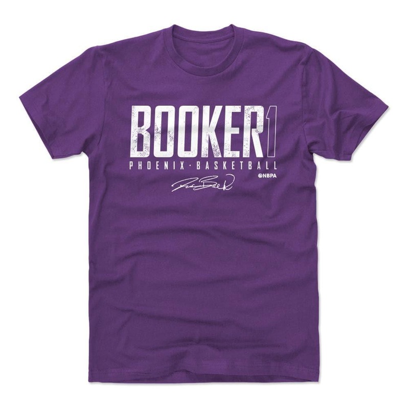 Devin Booker Phoenix Suns 500 Level NBA Elite T-Shirt – Purple