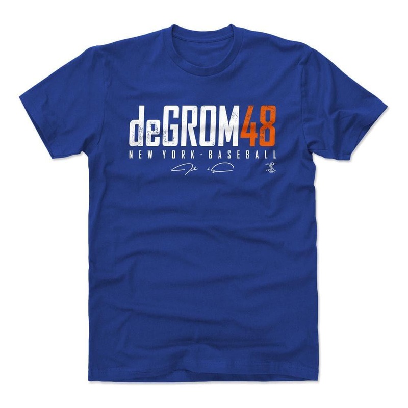 Jacob deGrom New York Mets 500 Level MLB Elite T-Shirt – Blue