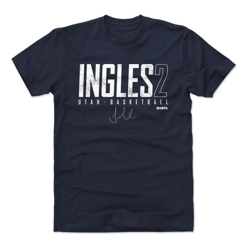 Joe Ingles Utah Jazz 500 Level NBA Elite T-Shirt – Navy