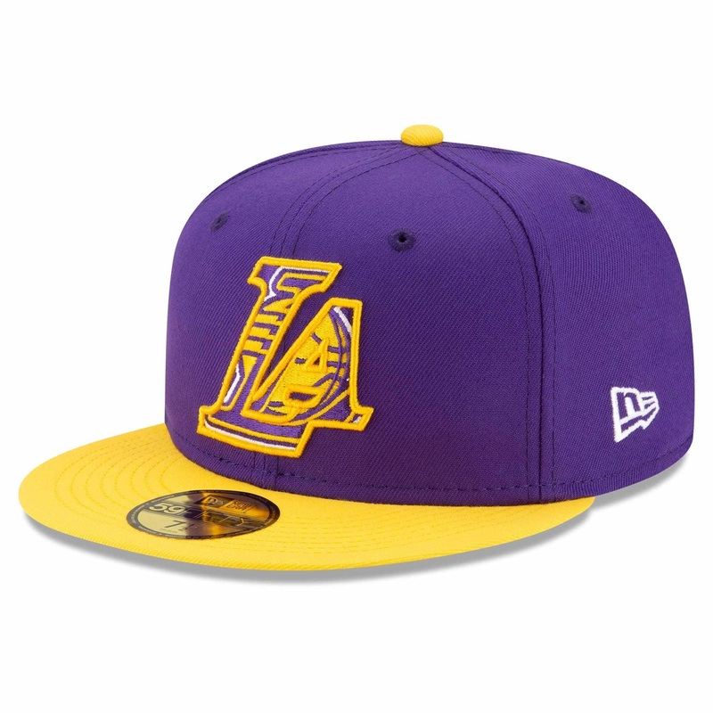Los Angeles Lakers New Era NBA 2021 Draft 59FIFTY Fitted Hat – Purple