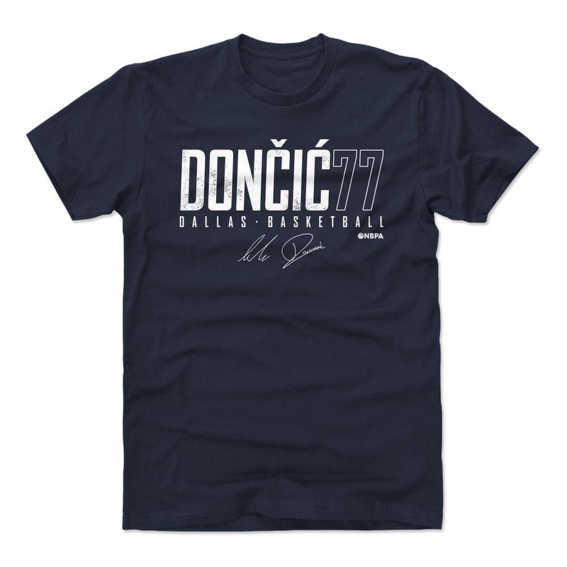 Luka Doncic Dallas Mavericks 500 Level NBA Elite T-Shirt – Navy