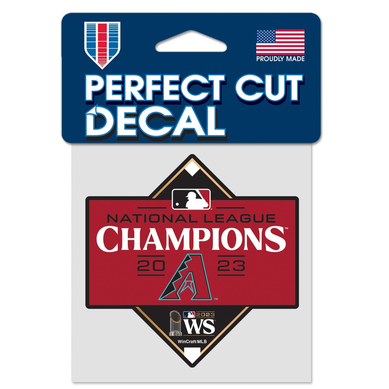 MLB Arizona Diamondbacks WinCraft 2023 World Series 4″x4″ Decal