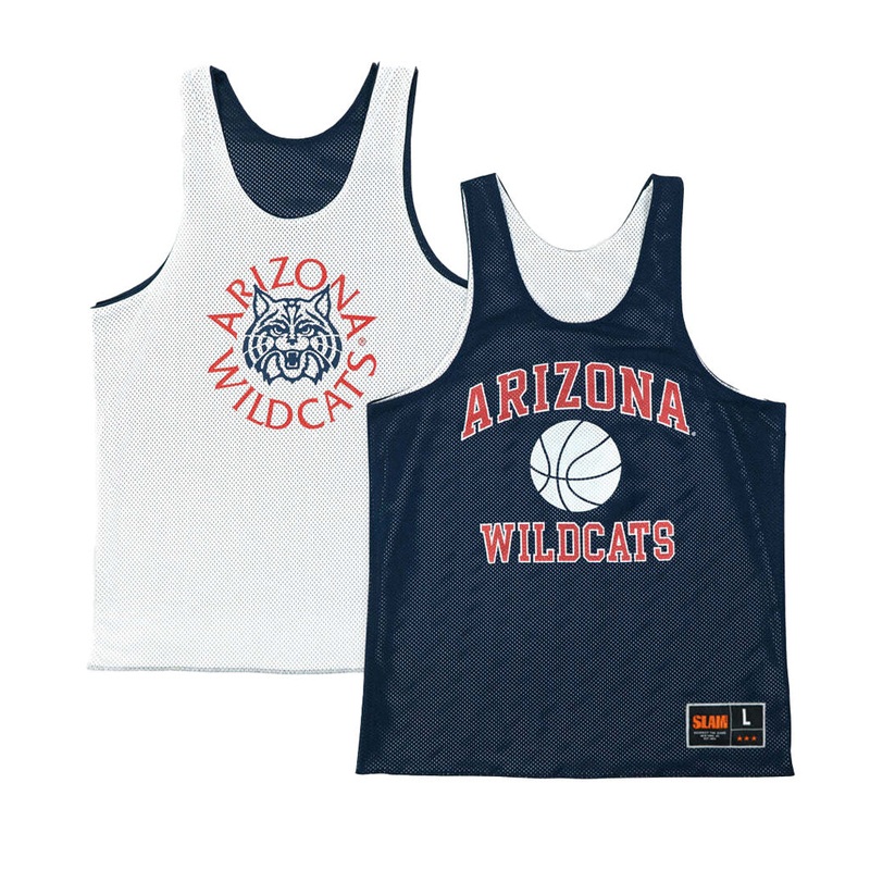 NCAA Arizona Wildcats Slam Reversible Mesh Jersey – Navy
