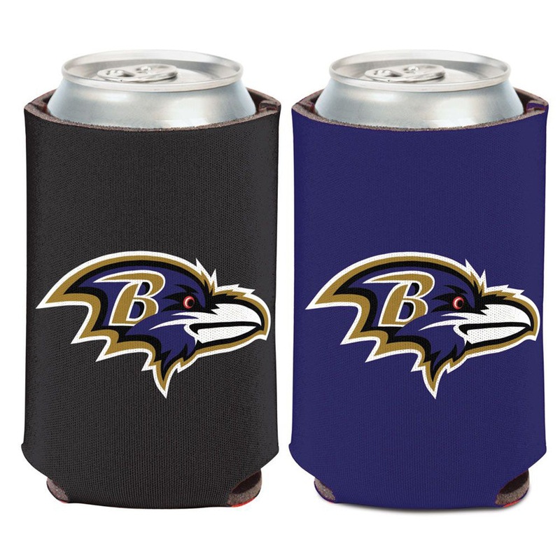 NFL Baltimore Ravens WinCraft 12oz Logo Can Cooler – Black/Purple
