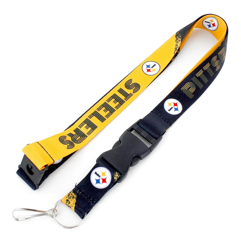 NFL Pittsburgh Steelers Aminco Crossfade Lanyard