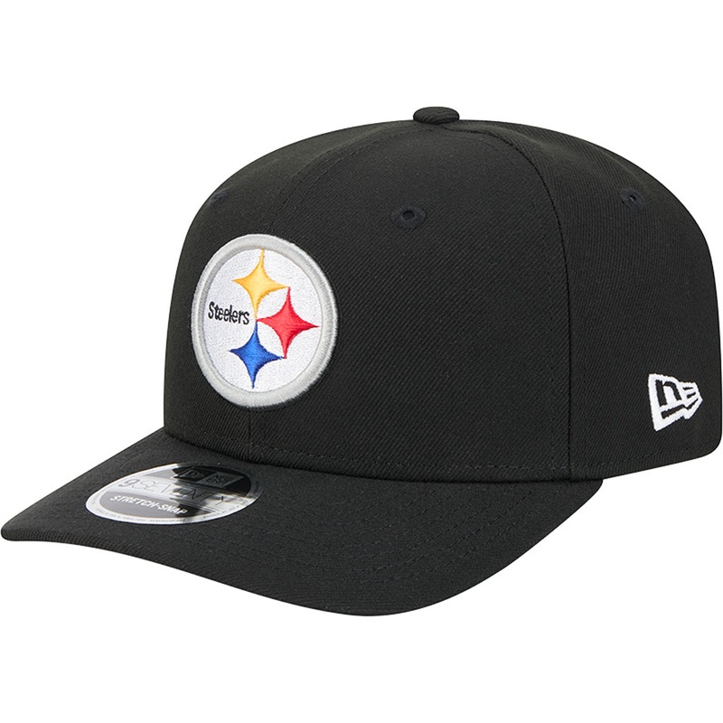 NFL Pittsburgh Steelers Primary Logo 9SEVENTY Stretch-Snapback Hat – Black