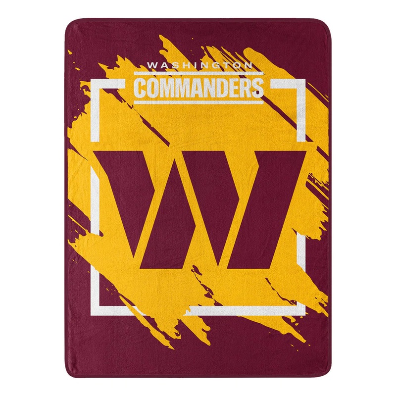 NFL Washington Commanders Northwest Dimensional 46×60 Super Plush Throw