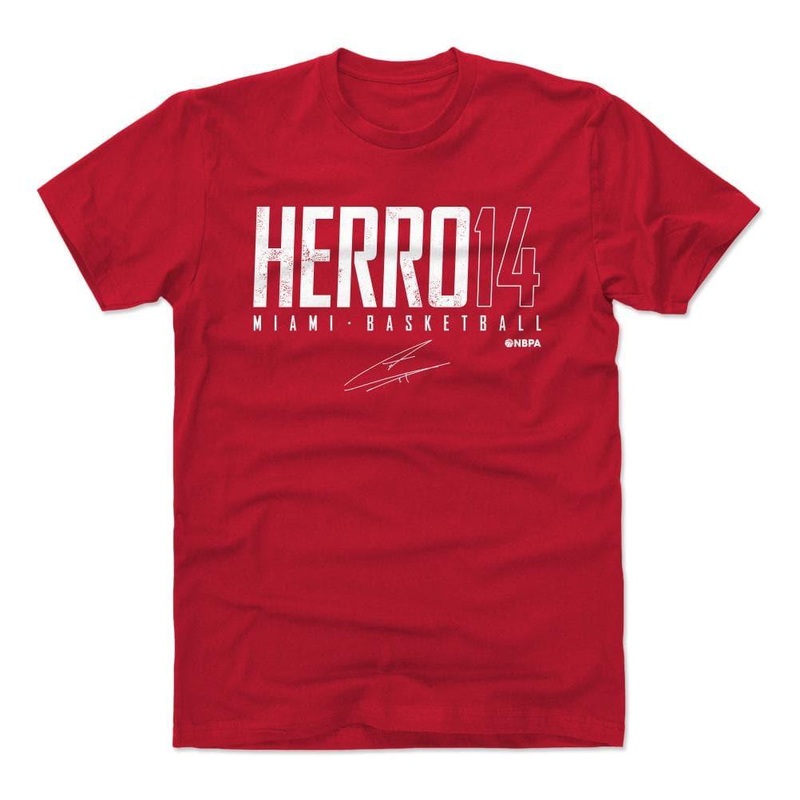 Tyler Herro Miami Heat Miami 500 Level NBA Elite T-Shirt – Red
