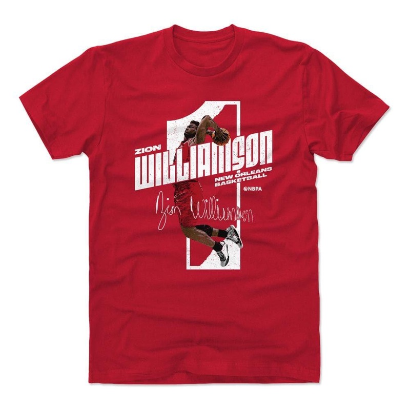 Zion Williamson New Orleans Pelicans 500 Level NBA Stretch T-Shirt – Red
