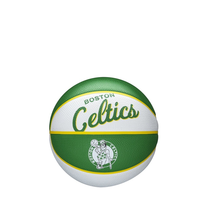 Boston Celtics Wilson NBA Team Retro Mini Outdoor Basketball Ball