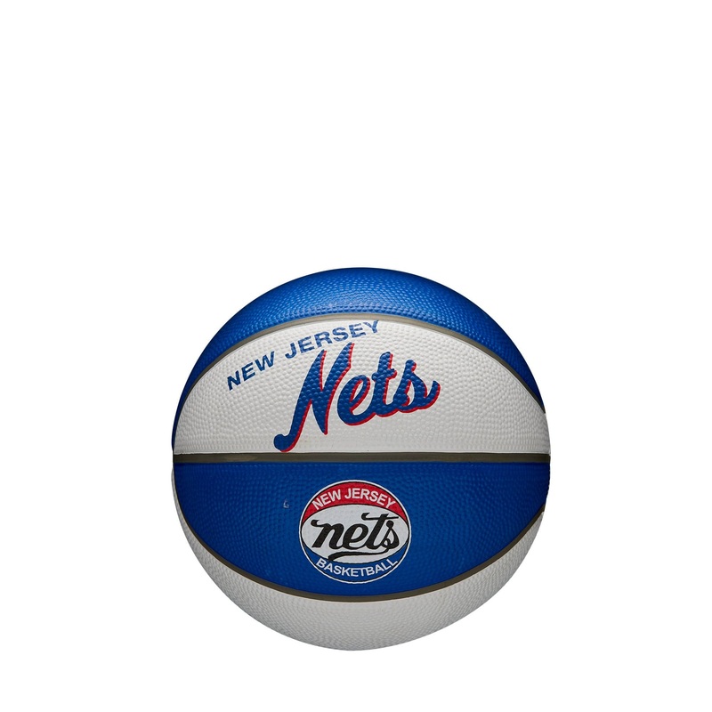 Brooklyn Nets Wilson NBA Team Retro Mini Outdoor Basketball Ball