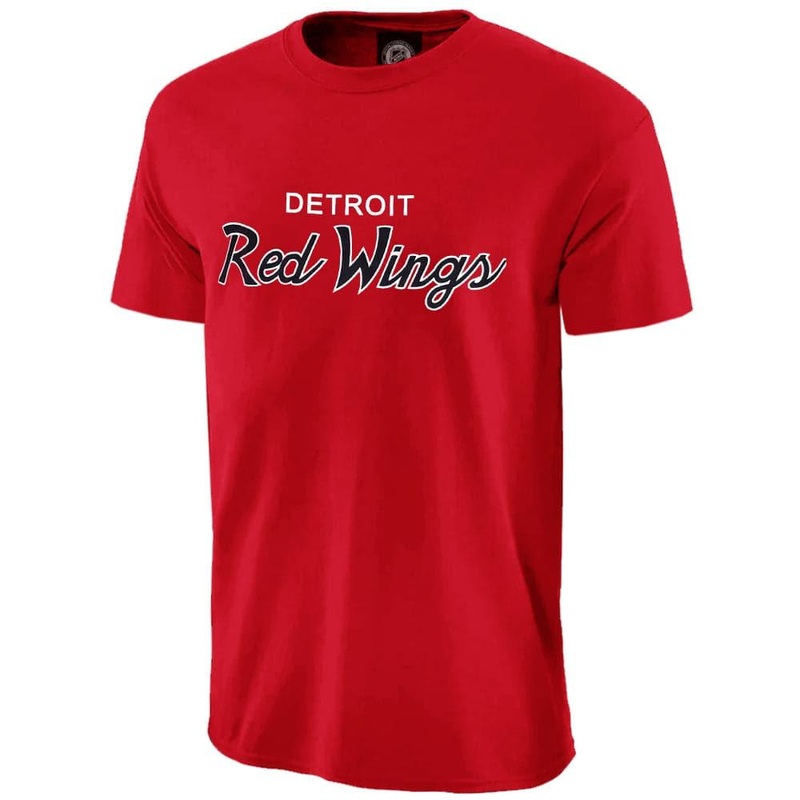 Detroit Red Wings NHL Branded Team Scripto T-Shirt – Red