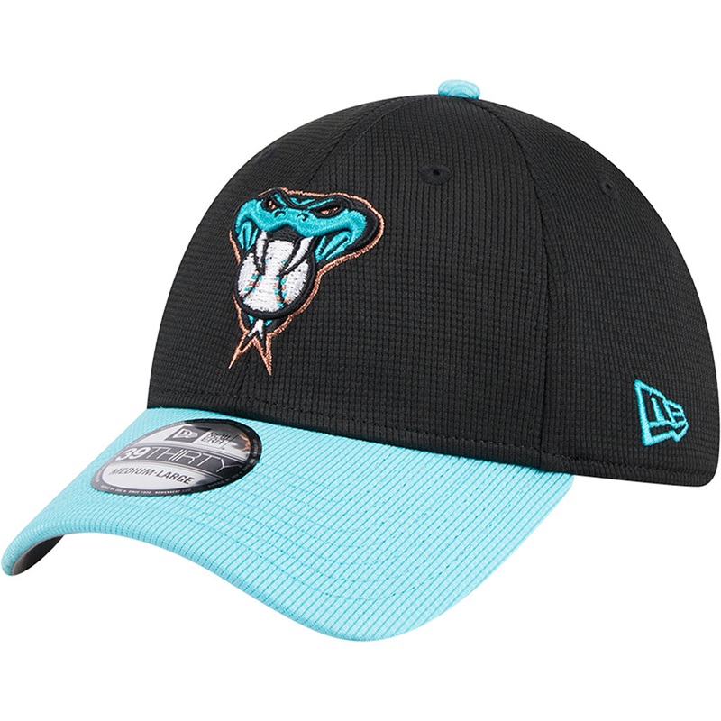 MLB Arizona Diamondbacks New Era 2025 Batting Practice 39THIRTY Flex Fit Hat – Black