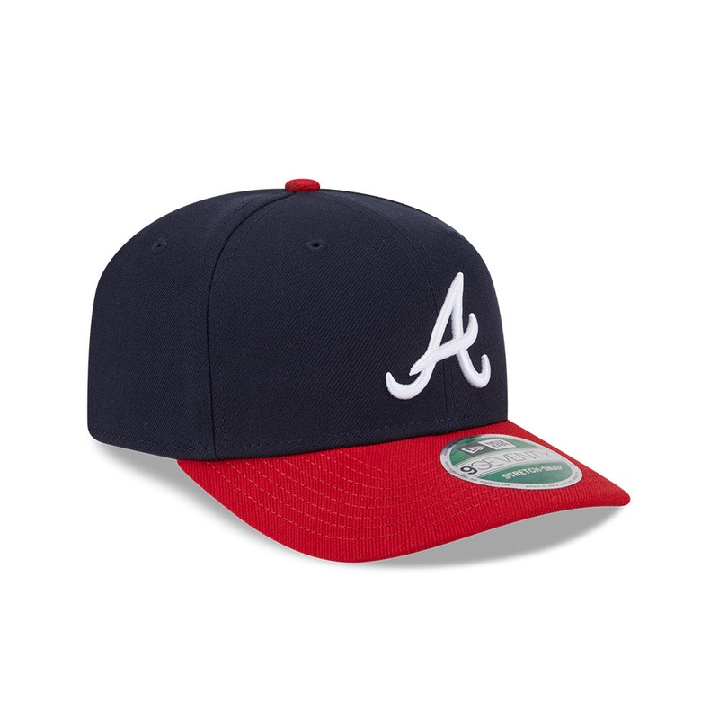 MLB Atlanta Braves New Era Player Replica 9SEVENTY Stretch-Snapback Hat – Navy