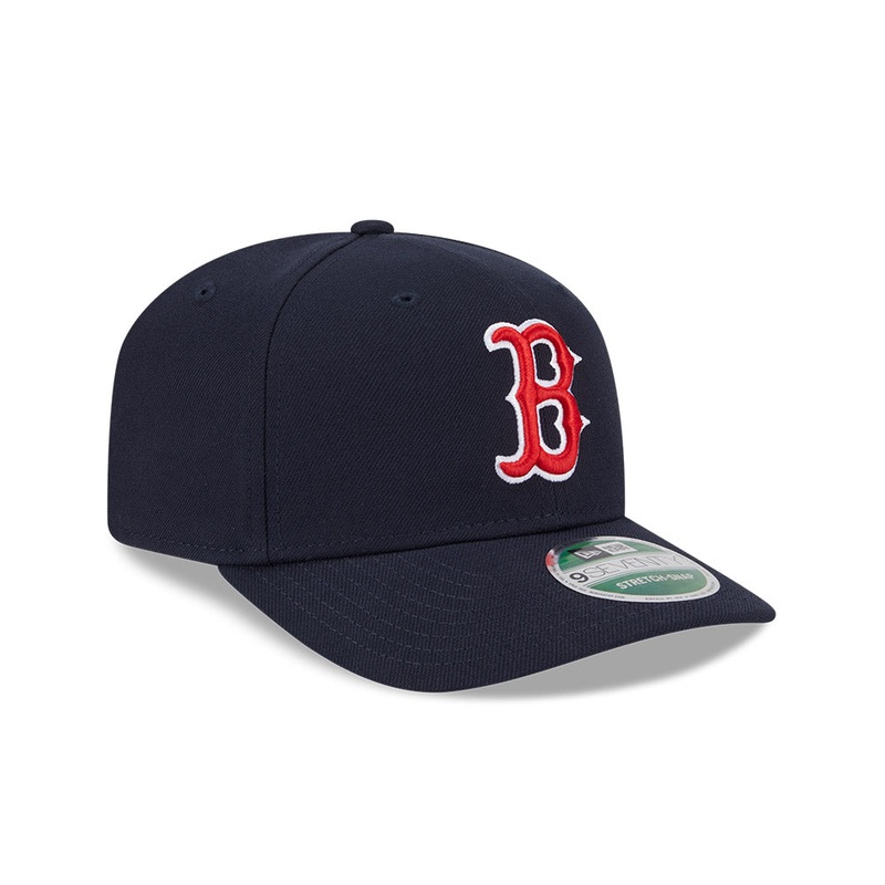 MLB Boston Red Sox New Era Player Replica 9SEVENTY Stretch-Snapback Hat – Navy