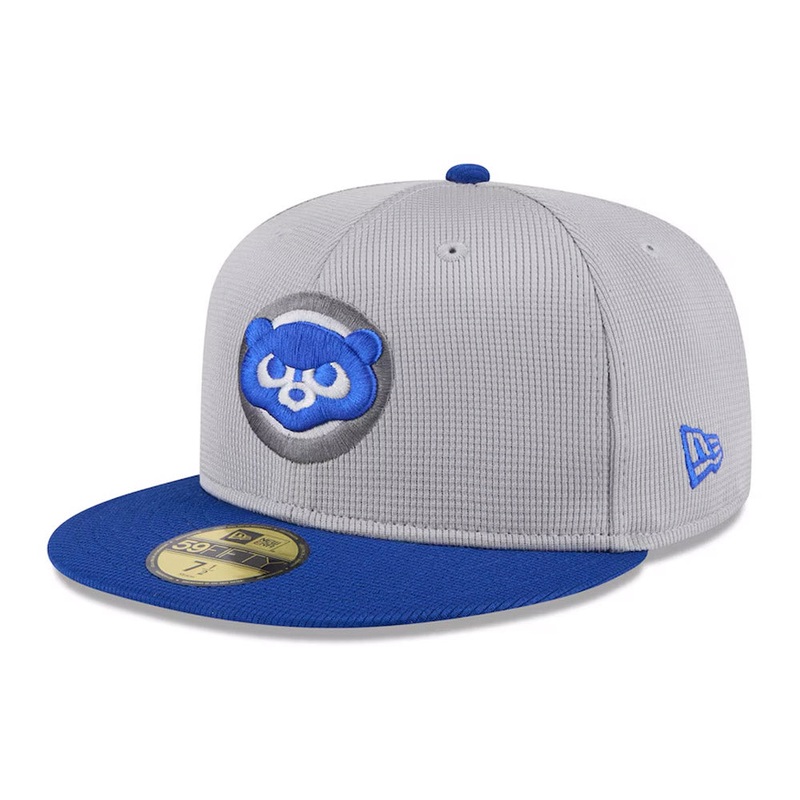 MLB Chicago Cubs New Era 2025 Graphite Batting Practice 59FIFTY Fitted Hat – Graphite
