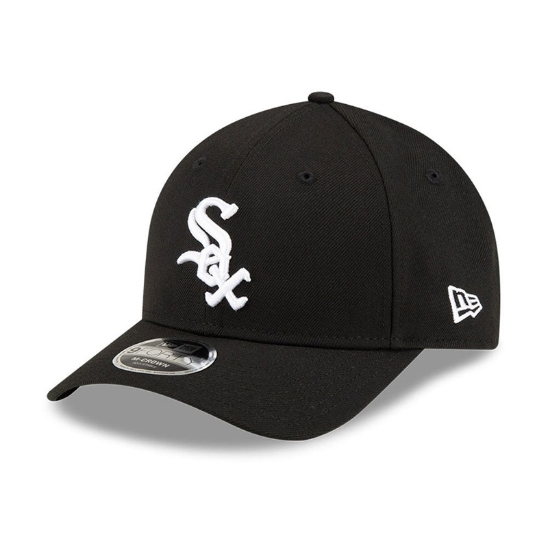 MLB Chicago White Sox New Era Game Player Replica 9FORTY M-Crown Hat – Black