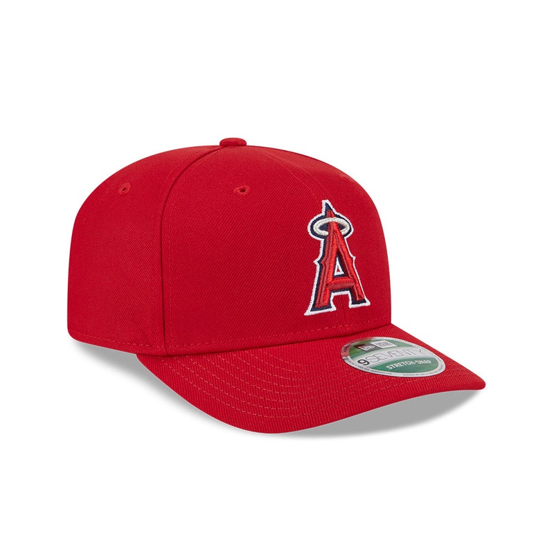 MLB Los Angeles Angels New Era Player Replica 9SEVENTY Stretch-Snapback Hat – Red