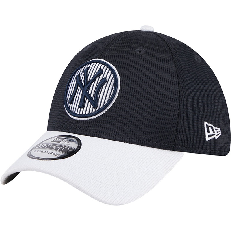 MLB New York Yankees New Era 2025 Batting Practice 39THIRTY Flex Fit Hat – Navy