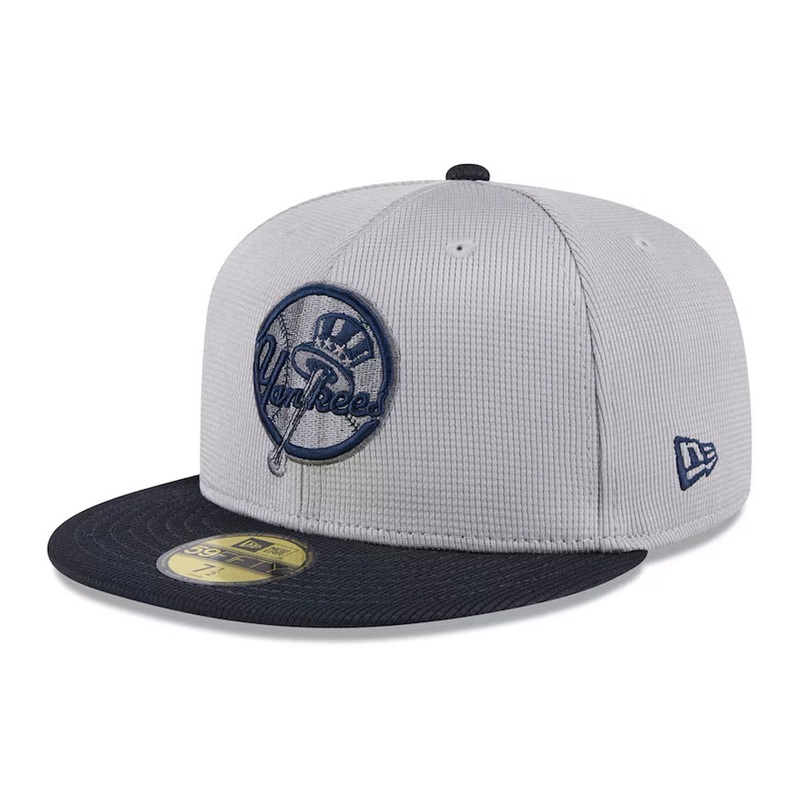 MLB New York Yankees New Era 2025 Graphite Batting Practice 59FIFTY Fitted Hat – Graphite