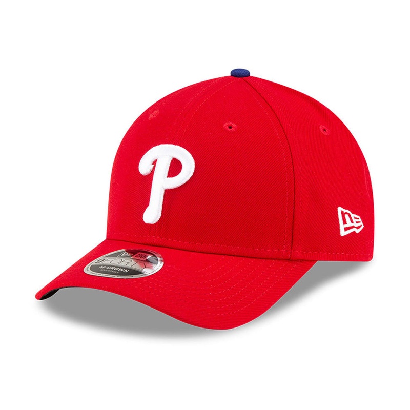 MLB Philadelphia Phillies New Era Game Player Replica 9FORTY M-Crown Hat – Red