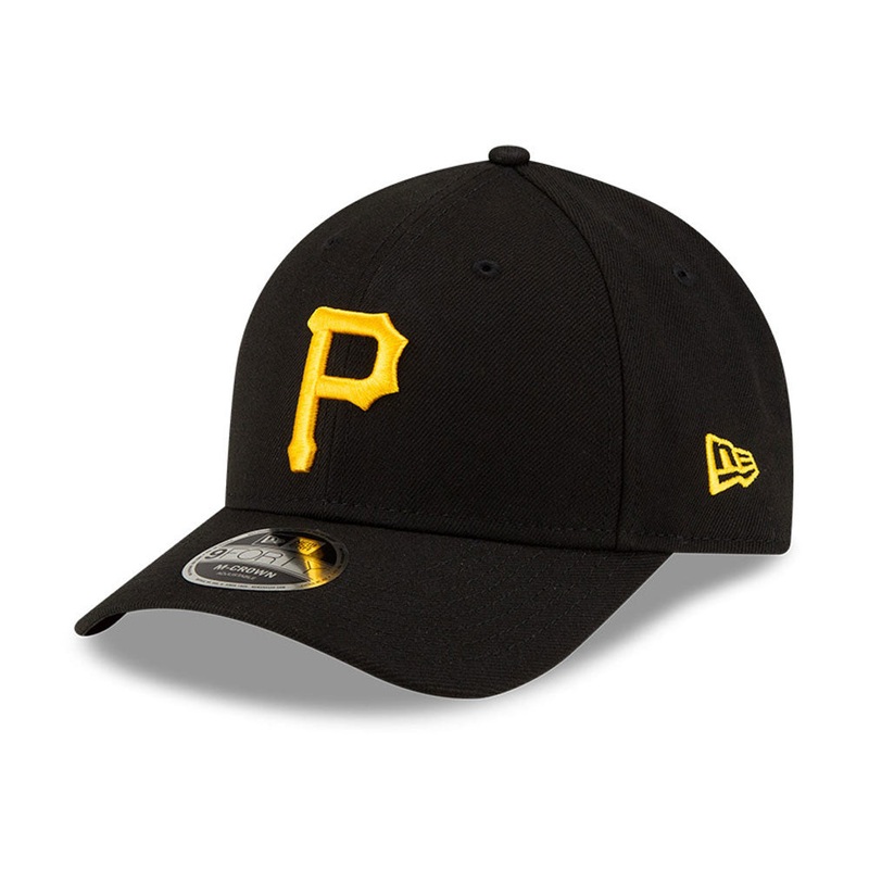 MLB Pittsburgh Pirates New Era Game Player Replica 9FORTY M-Crown Hat – Black
