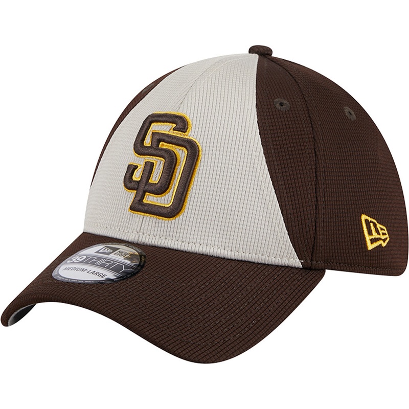 MLB San Diego Padres New Era 2025 Batting Practice 39THIRTY Flex Fit Hat – Gray