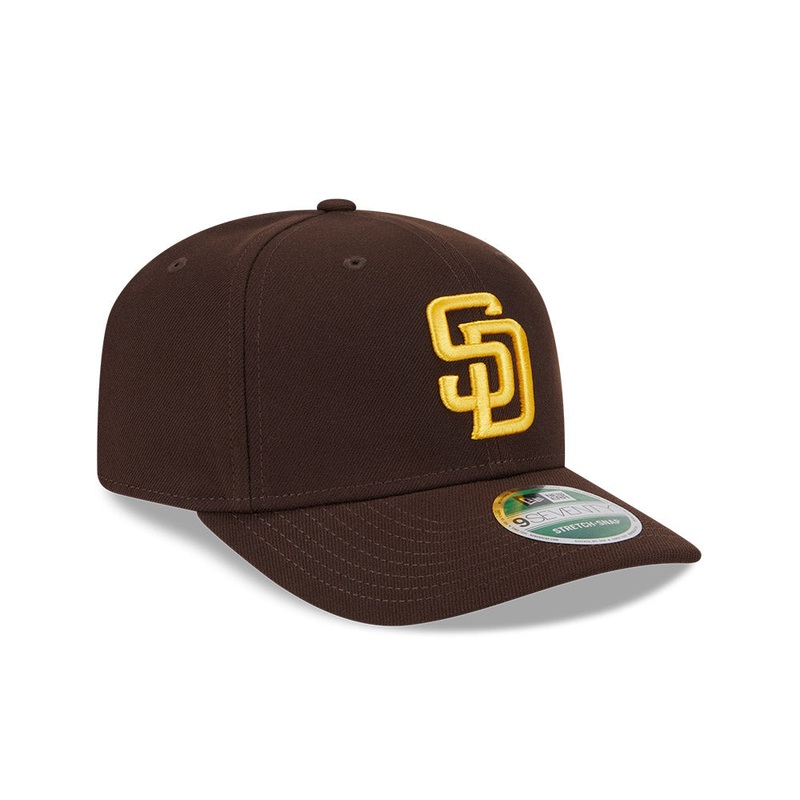MLB San Diego Padres New Era Player Replica 9SEVENTY Stretch-Snapback Hat – Brown