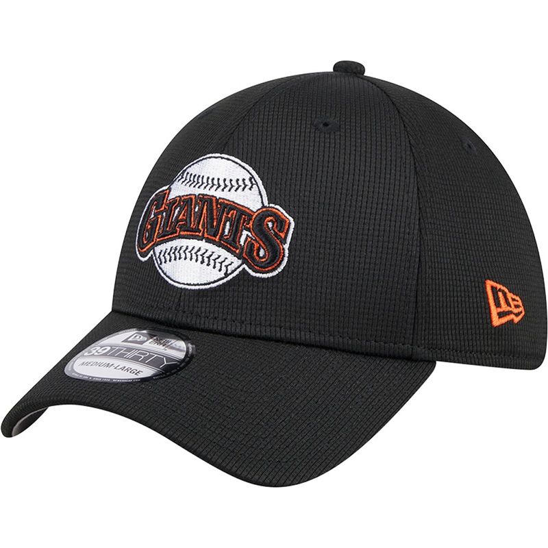 MLB San Francisco Giants New Era 2025 Batting Practice 39THIRTY Flex Fit Hat – Black