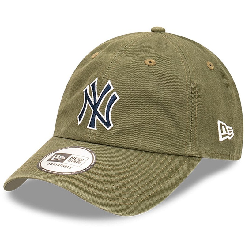 New York Yankees New Era MLB Team Casual Classic Curved Hat – Olive
