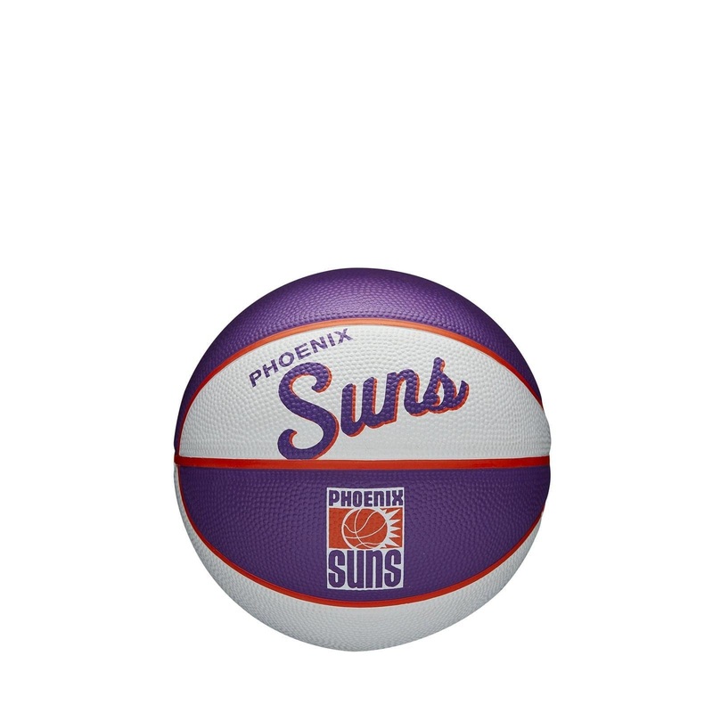 Phoenix Suns Wilson NBA Team Retro Mini Outdoor Basketball Ball