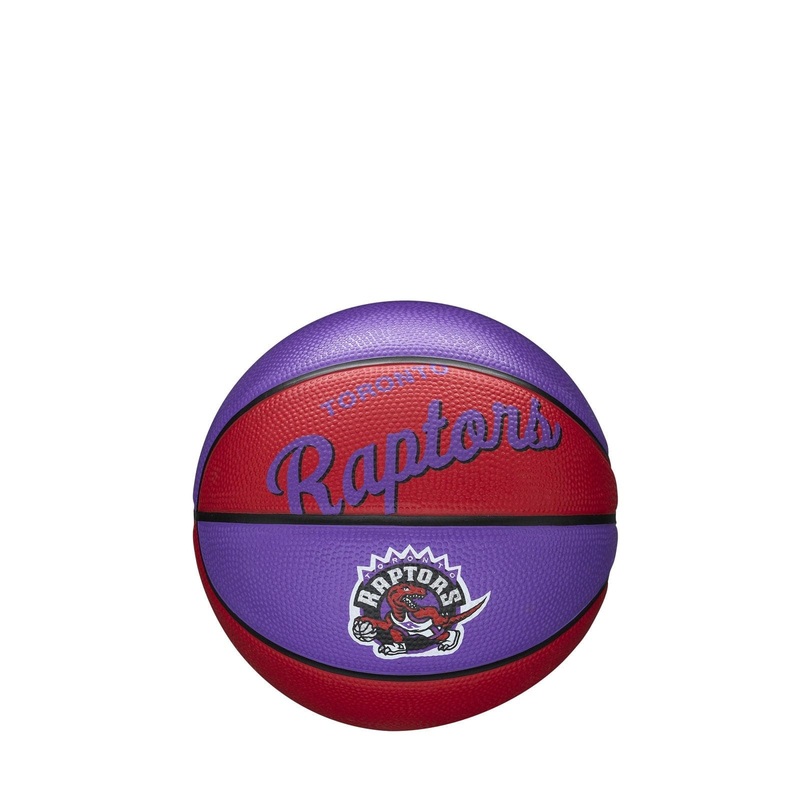 Toronto Raptors Wilson NBA Team Retro Mini Outdoor Basketball Ball