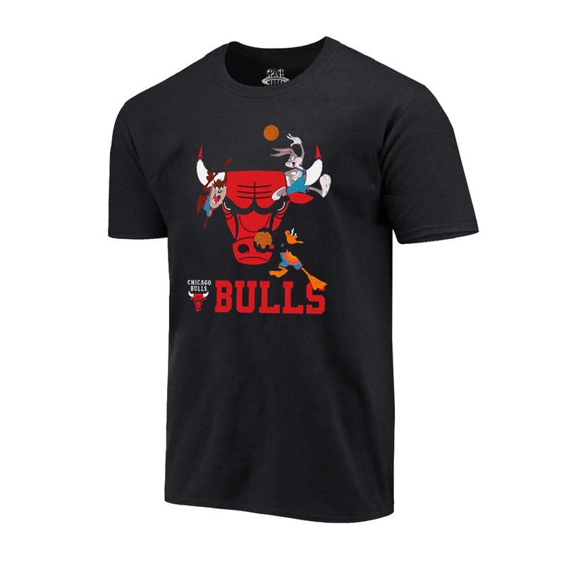 Youths Chicago Bulls Space Jam 2 Movie Outerstuff Warmin’ Up T-Shirt – Black