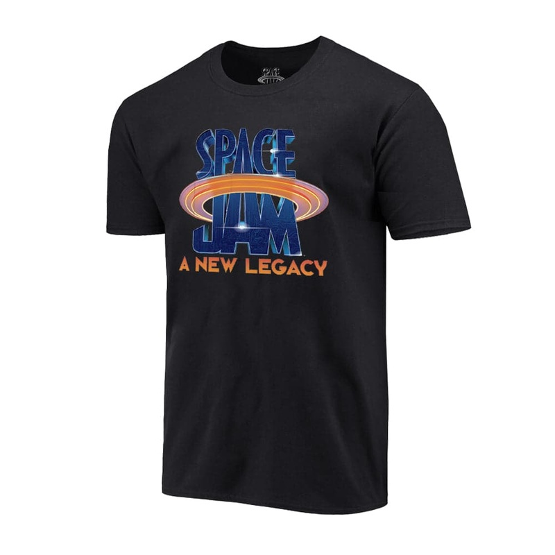 Youths Space Jam 2 Movie Outerstuff Galatic Logo T-Shirt – Black