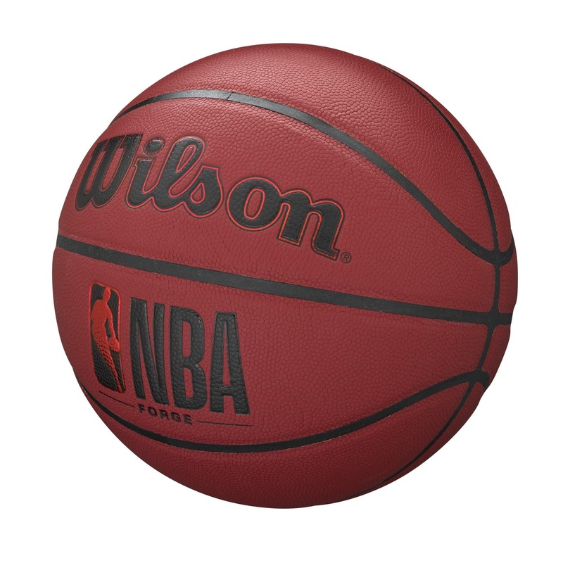 Youths Wilson NBA Forge Size 6 All Surface Basketball Ball – Crimson