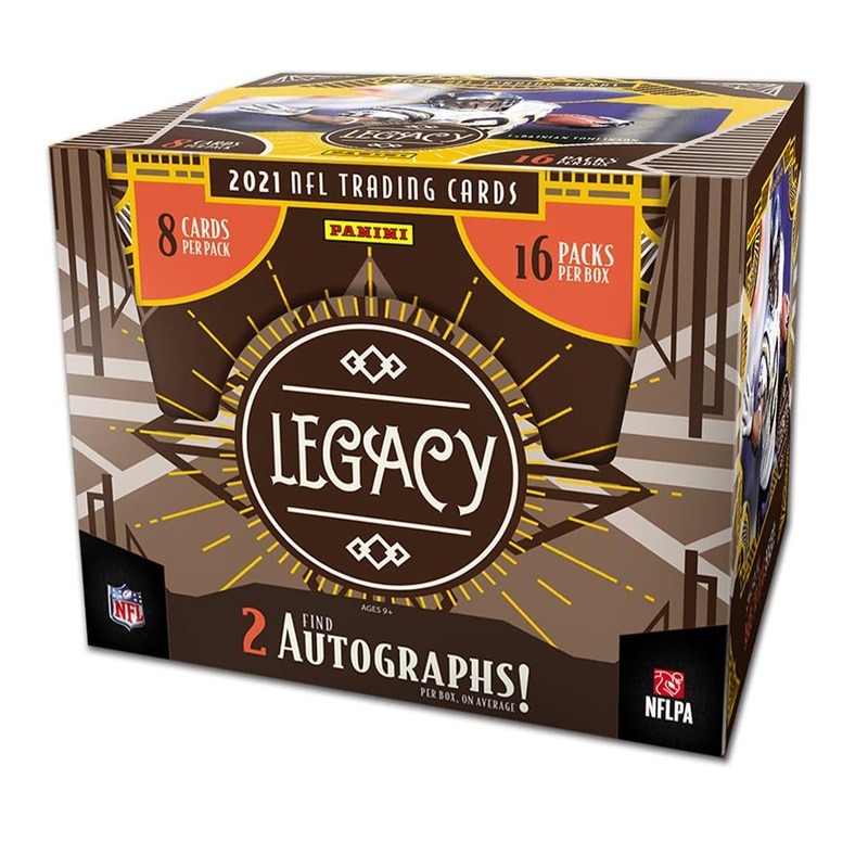 2021 Panini NFL Legacy Football Hobby Box – 128 Trading Cards