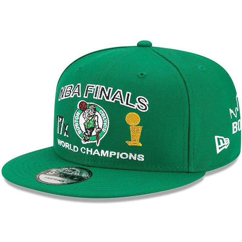 Boston Celtics New Era NBA Champions Icon 9FIFTY Snapback Hat – Green
