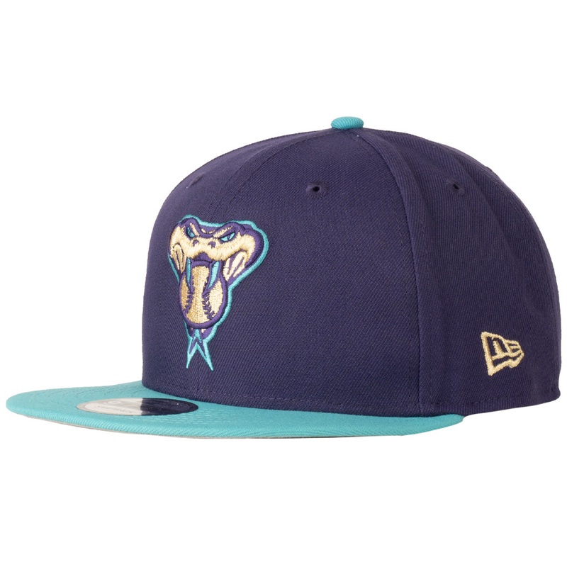 MLB Arizona Diamondbacks New Era Team Gold Refresh 9FIFTY Snapback Hat – Purple